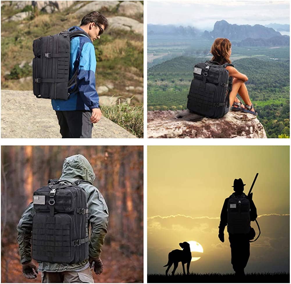 Mochila Tática Militar - Elite [Camping - Mochilas e Bags - Mochilas] 05 - Mochila Tática Militar 50L /25L Pescamping 