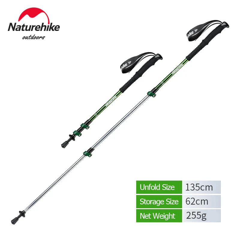 Ultralight Telescopic Trekking Pole | Adjustable 6061 Aluminum Hiking Stick for Mountain Trails