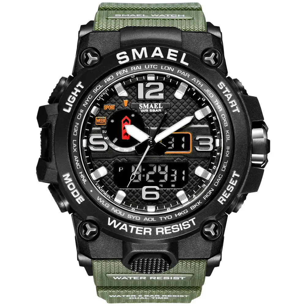 Relógio Masculino Militar [Vestuário - Acessórios - Relógios] 02 - Relógio Masculino Militar Pescamping ARMYGREEN China 