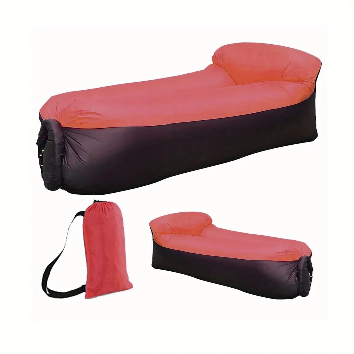 Sofá Inflável - Ultralight Pro [Camping - Isolantes e Colchonetes - Colchonetes] 01 - Sofá Inflável - Ultralight Pescamping Vermelho 70X190cm 